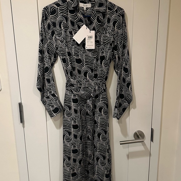 NWT REISS GEORGINA SWIRL PRINT MIDI DRESS US 2 / UK 6 - Picture 11 of 11
